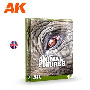 AK Interactive AK518 AK LEARNING 14: PAINTING ANIMAL FIGURES English