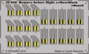 Eduard 49050 Remove Before Flight - yellow/ black 1/48