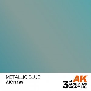AK Interactive AK11199 METALLIC BLUE – METALLIC 17ml
