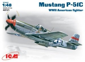 ICM 48121 Mustang P-51C WWII American fighter (1:48)