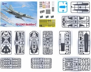 Litaki 144002 Tu-22m3 Backfire-C. Scale 1/144