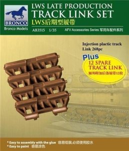Bronco AB3515 LWS Late-Production Track link set 1/35