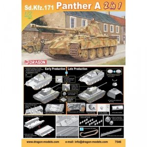 Dragon 7546 Sd.Kfz.171 Panther Ausf. A 2 in 1 1/72