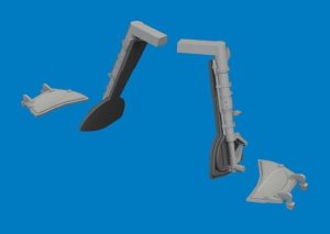 Eduard 672458 Bf 109K-4 undercarriage legs PRINT EDUARD 1/72