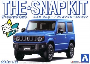  Aoshima 05778 Suzuki Jimny / Brisk Blue Metallic - SNAPKIT 1/24