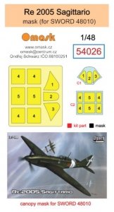 Omask 54026 Re 2005 Sagittario mask (for Sword 48010) 1/48