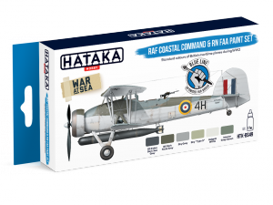 Hataka HTK-BS49 BLUE LINE – RAF Coastal Command & RN FAA paint set 6x17ml