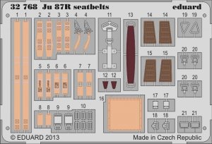 Eduard 32768 Ju 87R seatbelts 1/32 Trumpeter