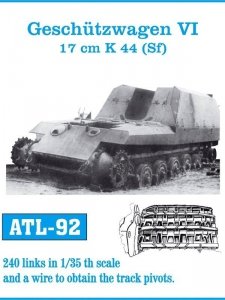 Friulmodel 1:35 ATL-92 Geschutzwagen VI 17cm K44 (Sf)