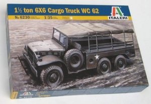 Italeri 6230 1/2 ton 6x6 Cargo Truck WC62 (1:35)