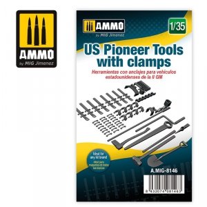 Ammo of Mig 8146 US Pioneer Tools with clamps 1/35