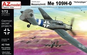 AZ-Model AZ7540 Messerschmitt Bf 109H-0 Hohenjäger 1/72