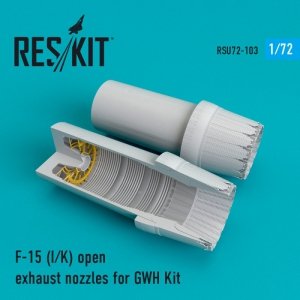 RESKIT RSU72-0103 F-15 I open exhaust nozzles for Great Wall Hobby 1/72