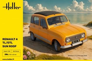 Heller 82704 Renault 4 TL/GTL Sun Roof 1/24
