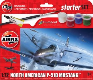 Airfix 55013 Starter Set - North American P-51D Mustang 1/72