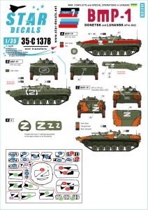 Star Decals 35-C1378 War in Ukraine # 7 BMP-1 1/35