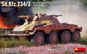 MiniArt 53001 Sd.Kfz.234/3 SCHWERER PANZERSPAHWAGEN STUMMEL 1/35