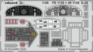 Eduard 491135 S-2E interior KINETIC MODEL 1/48