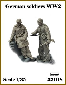 Ardennes Miniature 35018 WW2 GERMAN SOLDIERS 1/35