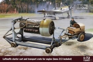 IBG 72547 Luftwaffe Starter car and Transport Crate for engine (Jumo 213 included) 1/72