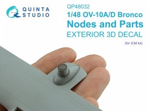 Quinta Studio QP48032 OV-10A/D Bronco Nodes and Parts (ICM) 1/48