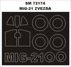 Montex SM72174 MiG-21 ZVEZDA