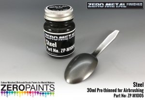 Zero Paints ZP-M1005 Steel Paint Zero Metal Finishes 30ml