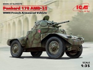 ICM 35373 Panhard 178 AMD-35 WWII French Armored Vehicle (1:35)