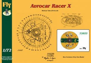 Fly 72022 Avrocar Racer X 1:72