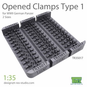 T-Rex Studio TR35017 Opened Clamps for German Panzer Type 1 1/35