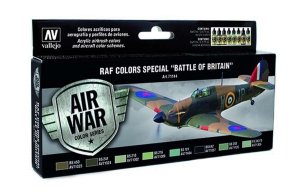 Vallejo 71144 Zestaw Model Air 8 farb- RAF Colors Battle of Britain