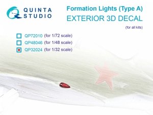 Quinta Studio QP32024 Formation Lights (Type A) (for all kits) 1/32