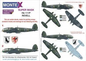 Montex K32375 He-111P 1/32