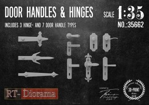 RT-Diorama 35662 Door Handles & Hinges 1/35