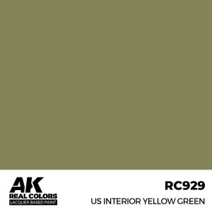 AK Interactive RC929 US Interior Yellow Green 17 ml