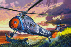 Trumpeter 02882 American H-34 Helicopter – Navy Rescue 1/48