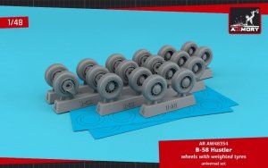 Armory Models AW48354 B-58 Hustler wheels w/ weighted tyres 1/48