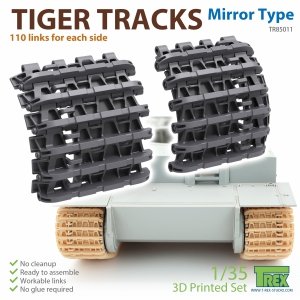 T-Rex Studio TR85011 Tiger Tracks Mirror Type 1/35