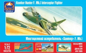 Ark Models 72026 Hawker Hunter F.1 British multirole fighter (1:72)