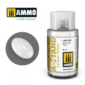 Ammo of Mig 2356 A-STAND White Gloss Primer 30ml