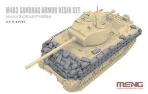 Meng Model SPS-070 M4A3 Sandbag Armor Resin Set 1/35