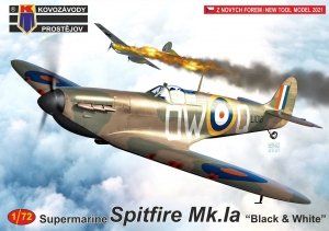 Kovozavody Prostejov KPM0263 Spitfire Mk.Ia „Black & White“ 1/72