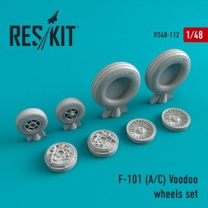 RESKIT RS48-0112 F-101 (A/C) Voodoo wheels set 1/48