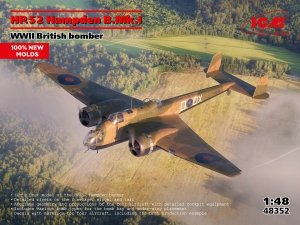 ICM 48352 HP.52 Hampden B.Mk.I WWII British bomber (100% new molds) 1/48