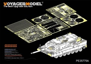 Voyager Model PE35775A Modern German Leopard 2A5 Basic ( Ver.A No Gun barrel Included) (For TAMIYA 35242) 1/35