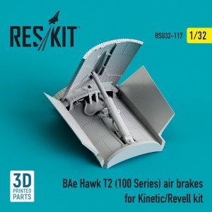 RESKIT RSU32-0117 BAE HAWK T2 (100 SERIES) AIR BRAKES FOR KINETIC/REVELL KIT (3D PRINTED) 1/32