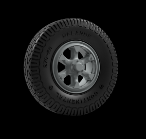 Panzer Art RE35-797 Sd.Kfz 8 Early front wheels (Continental) 1/35