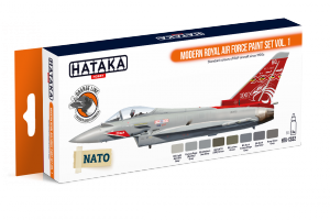 Hataka HTK-CS52 Modern Royal Air Force paint set vol. 1 (8x17ml)