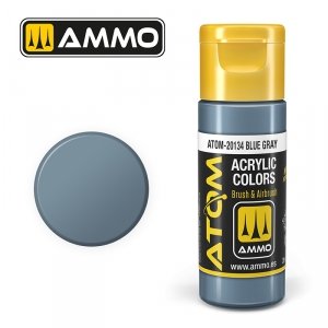 AMMO of Mig Jimenez 20134 ATOM COLOR Blue Gray 20ml