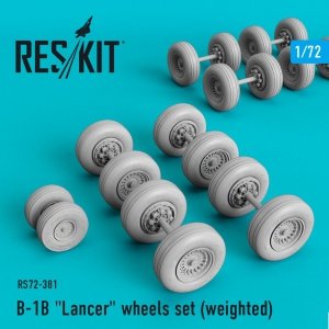 RESKIT RS72-0381 B-1B LANCER WHEELS SET (WEIGHTED) 1/72